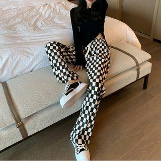 Checkerboard Loose Fit Pants (various Designs)