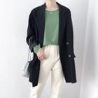 Double Breasted Long-sleeve Blazer