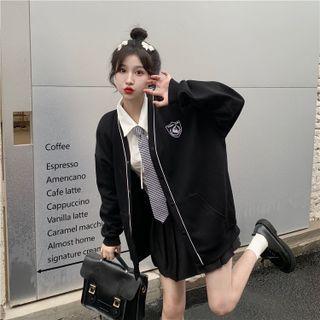 Long-sleeve Logo Embroidered Jacket