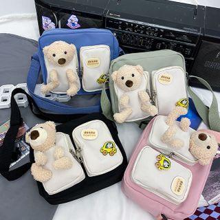 Bear Plush Lightweight Crossbody Bag