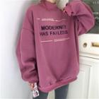 Semi High-neck Sweatshirt