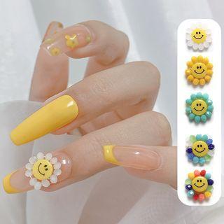 Smiley Flower Nail Art Decoration (various Designs)