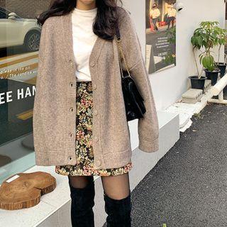 Loose-fit Woolen Cardigan