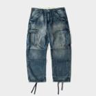 Cargo Tapered Jeans