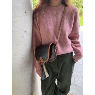 Boxy-fit Rib-knit Sweater