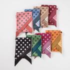 Polka Dot Satin Scarf