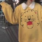 Lion Printed Pullover