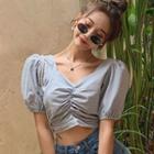 Crop Short-sleeve Top
