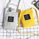 Canvas Lettering Mini Tote