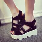 Platform Peep Toe Sandals