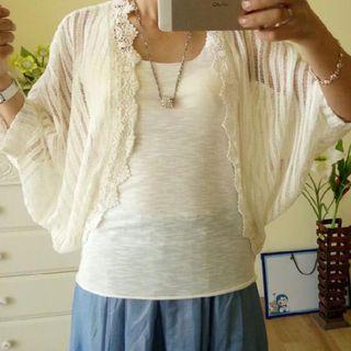 Loose-fit Open Knit Cardigan
