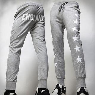 Star Printed Jogger Pants
