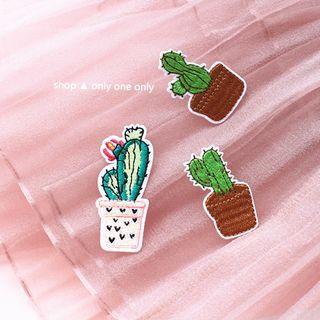 Cactus Brooch / Applique Patch