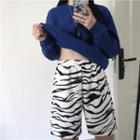 Zebra-print Shorts