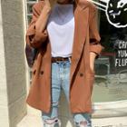 Double-breasted Longline Jacket