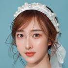 Wedding Faux Pearl Fabric Headband