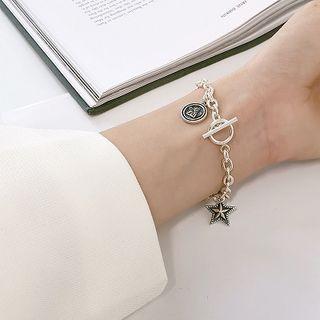 925 Sterling Silver Bracelet 1 Pc - As Shown In Figure - One Size
