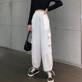 Long-sleeve T-shirt / Drawcord Cargo Pants