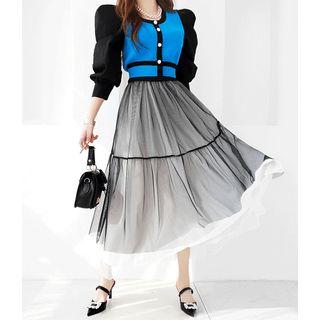 Tiered Tulle Maxi Full Skirt
