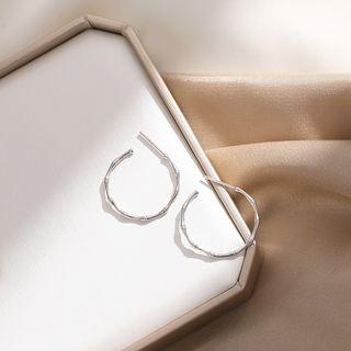 Sterling Silver Hoop Earrings - Earring