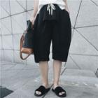 Linen Capri Shorts