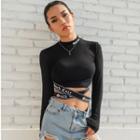 Cropped Letter Top