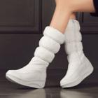 Padded Mid Calf Snow Boots