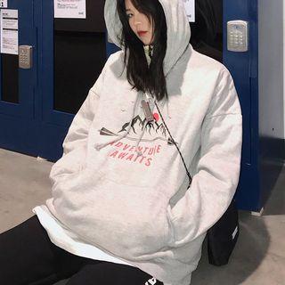 Mountain Print Hoodie