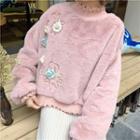 Flower Accent Pullover