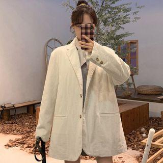 Single Breasted Corduroy Blazer