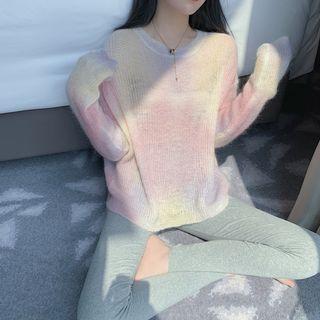 Gradient Sweater Purple & Pink - One Size