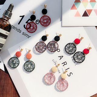 Round Thread Earring