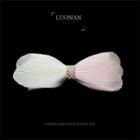 Two Tone Feather Bow Tie