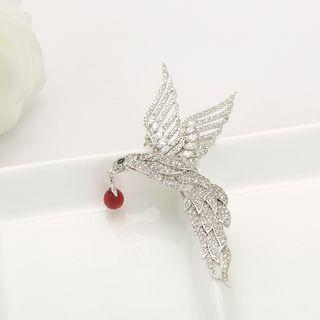 Cz Eagle Brooch