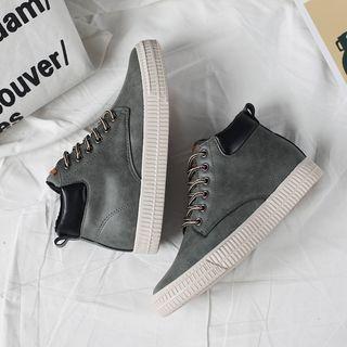 High-top Fleece Lined Sneakers