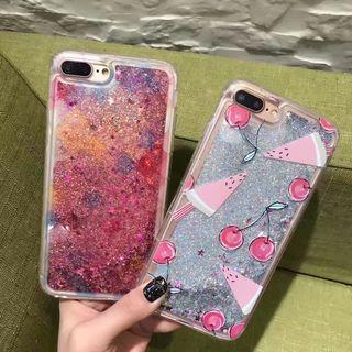 Shimmering Powder Printed Iphone Case