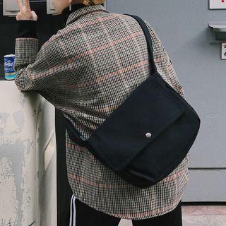 Canvas Messenger Bag Black -