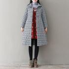 Check Loose-fit Padded Coat
