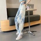 High-waist Tie-dye Pants