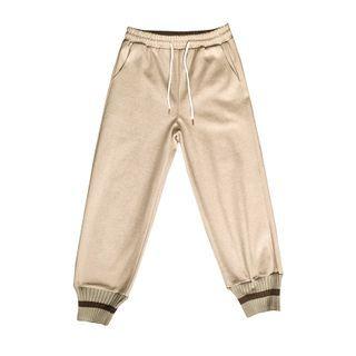 Contrast Cuff Harem Pants