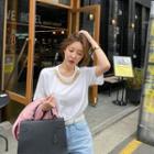 Detachable Chain Necklace T-shirt