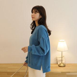 Pintuck Loose-fit Sweatshirt