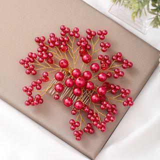 Bead Branches Hair Comb Fs278 - One Size