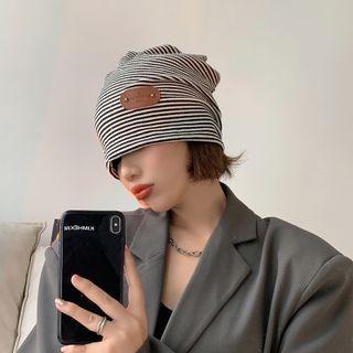 Striped Slouchy Beanie