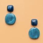 Drop Earring 1 Pair - Stud Earrings - Blue - One Size