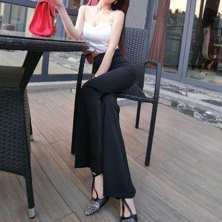 Set: Cropped Camisole Top + Boot Cut Pants