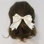 Bow Hair Clip Yellow - One Size