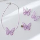 Butterfly Pendant Necklace / Dangle Earring / Hair Clip