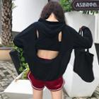 Open Back Hooded Top / Shorts