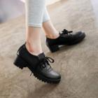 Perforated Lace-up Shoes